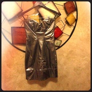 BEBE Dress ( metallic ) sizeXS